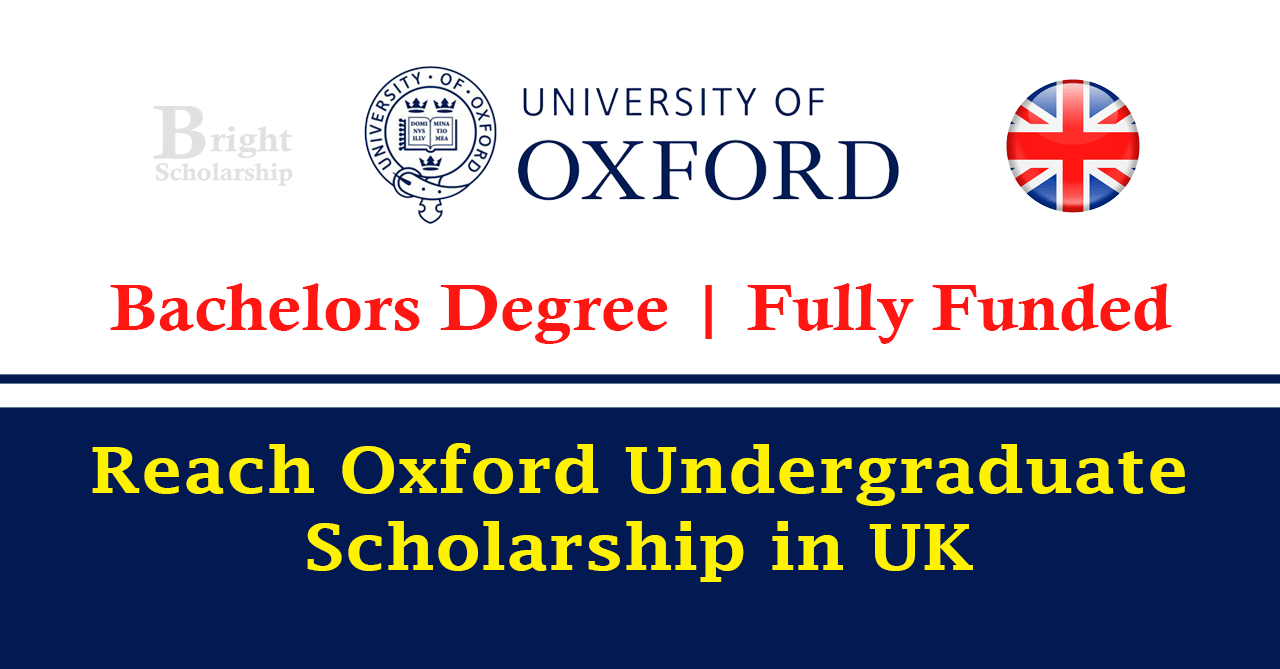 Reach Oxford Undergraduate Scholarship 2026 in UK (Fully Funded)