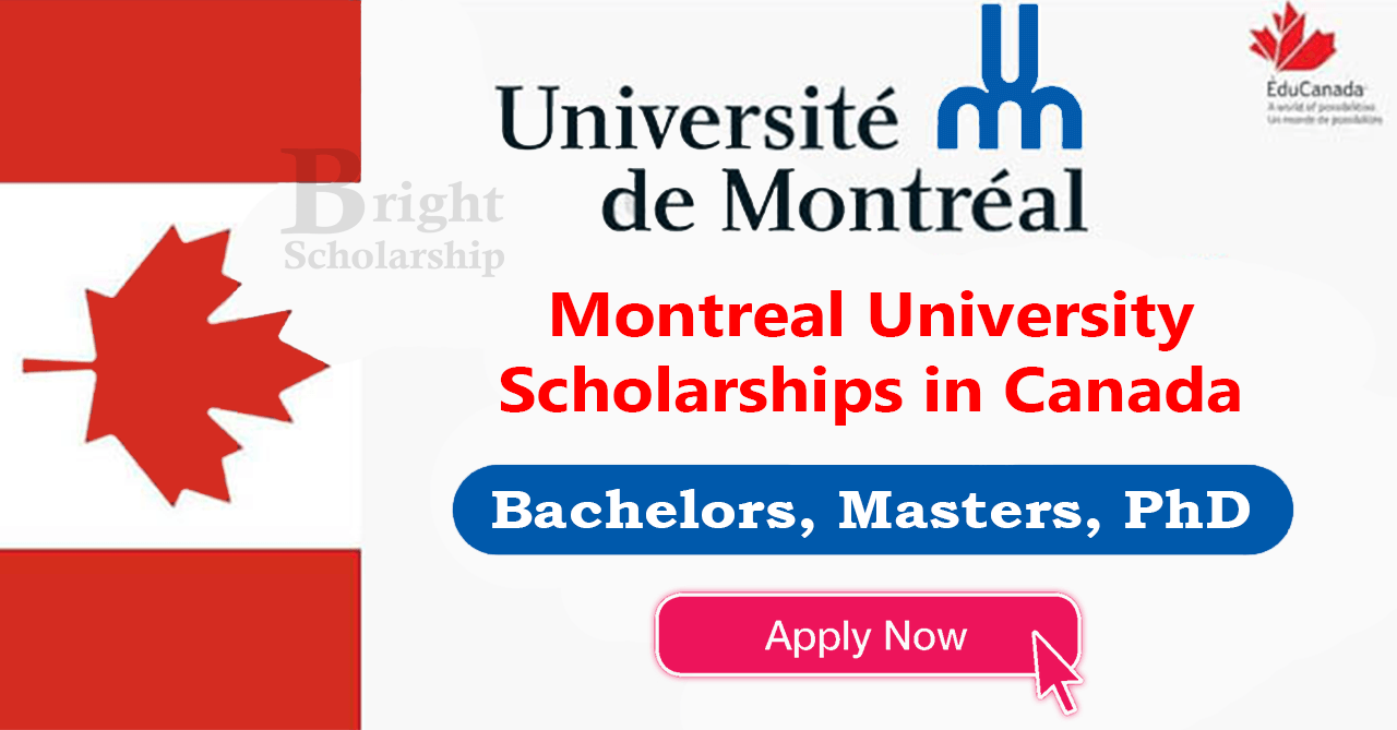 Montreal University Scholarships 2026 in Canada (Funded)