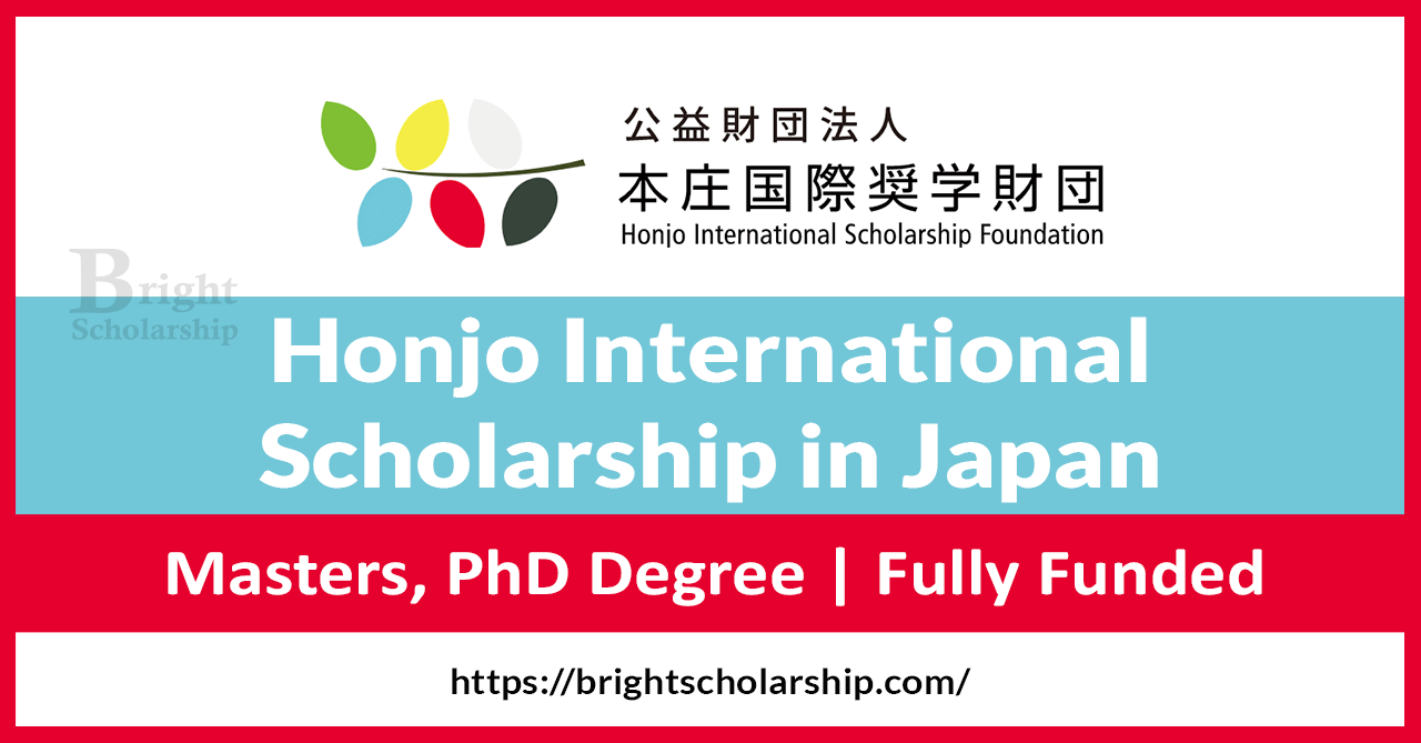 Honjo International Scholarship 2026 in Japan (Fully Funded)