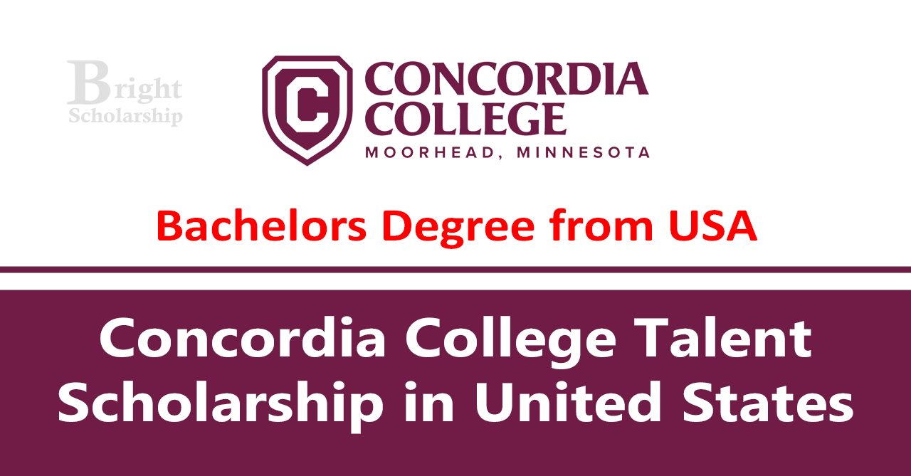 Concordia College Talent Scholarship 2026 in United States (Funded)