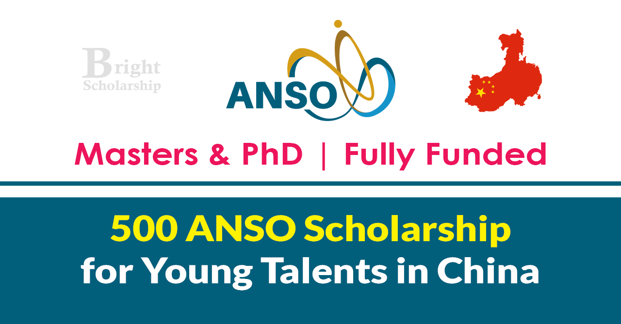 500 ANSO Scholarship for Young Talents 2026 in China (Fully Funded)