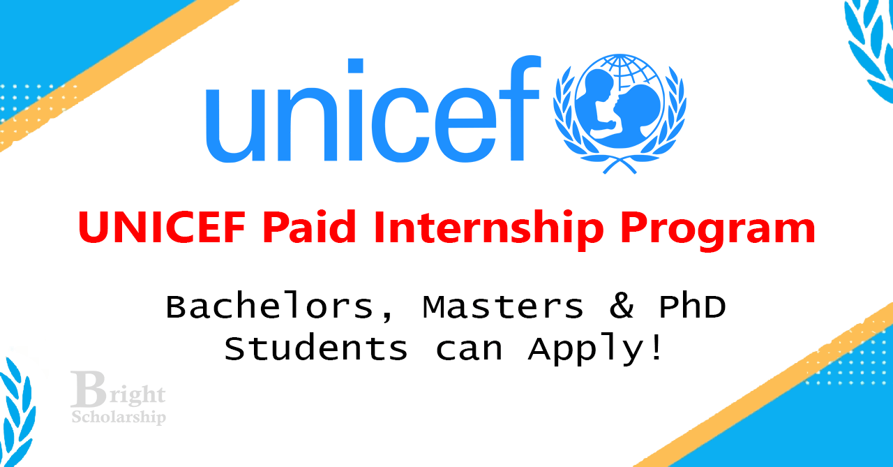 UNICEF Internship Program 2025 | UNICEF Paid Internship