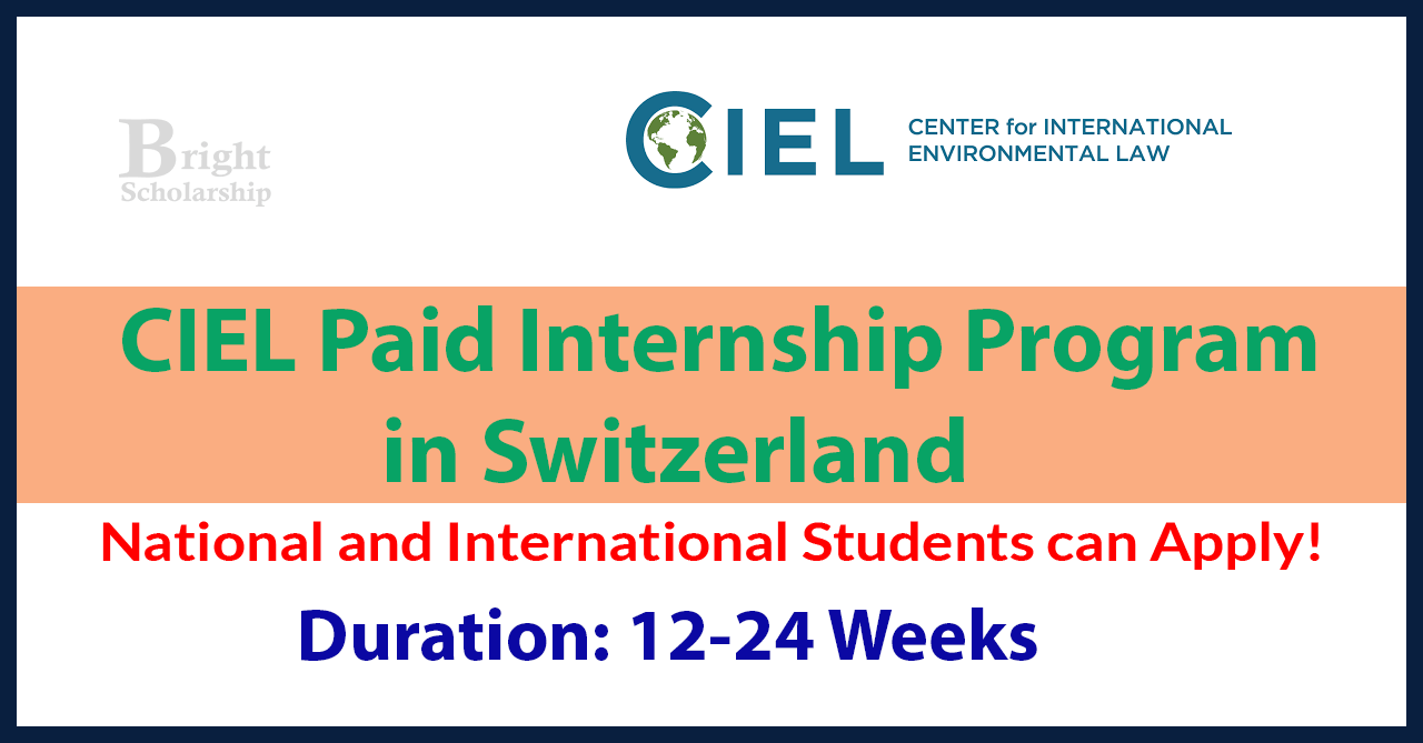 CIEL Internship Program 2026 in Switzerland (Paid)