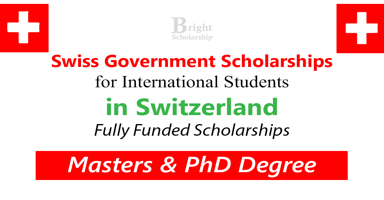 Swiss Government Scholarships for International Students 2026 (Fully Funded)