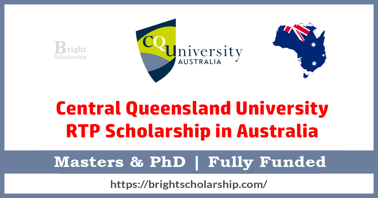 Central Queensland University RTP Scholarship 2025-26 in Australia (Fully Funded)