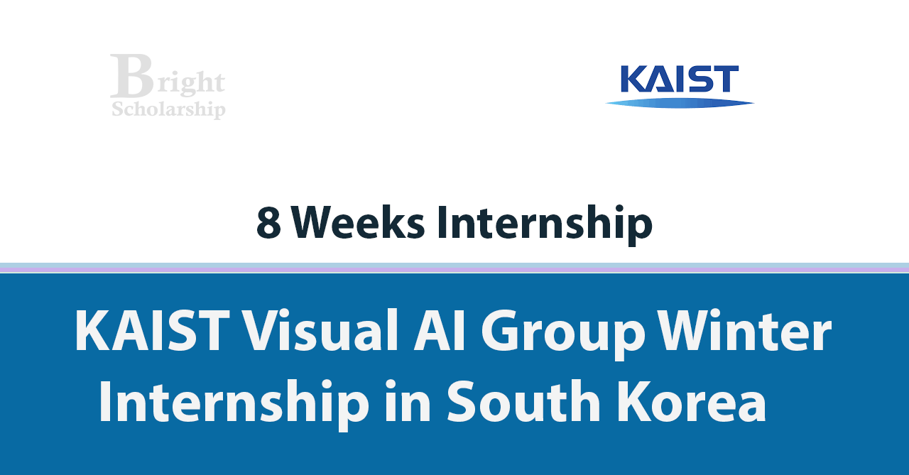 KAIST Visual AI Group Winter Internship 2026 in South Korea (Paid)